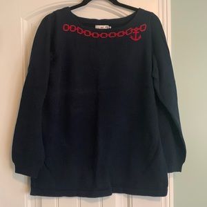 Vineyard vines navy anchor sweater
